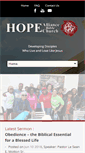 Mobile Screenshot of hopealliancebiblechurch.org